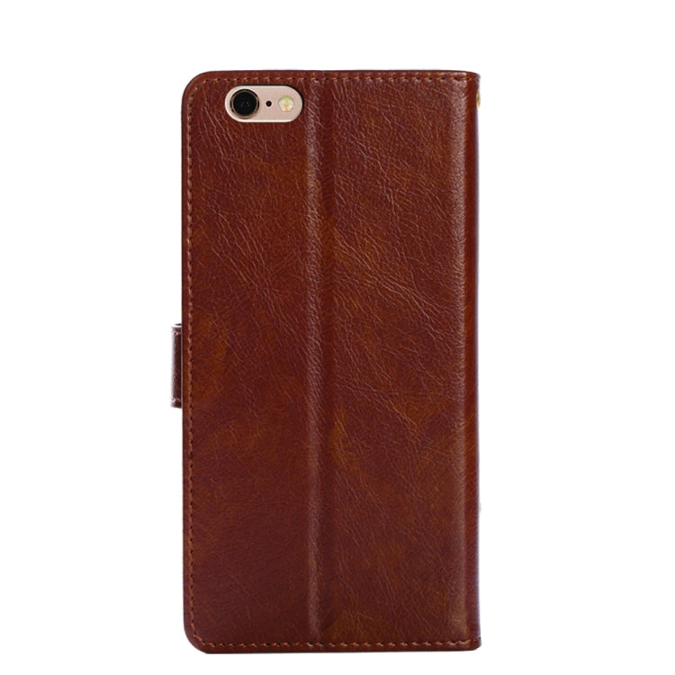 Zipper Bag PU + TPU Horizontal Flip Leather Case with Holder & Card Slot & Wallet & Lanyard For iPhone 6 Plus / 6s Plus