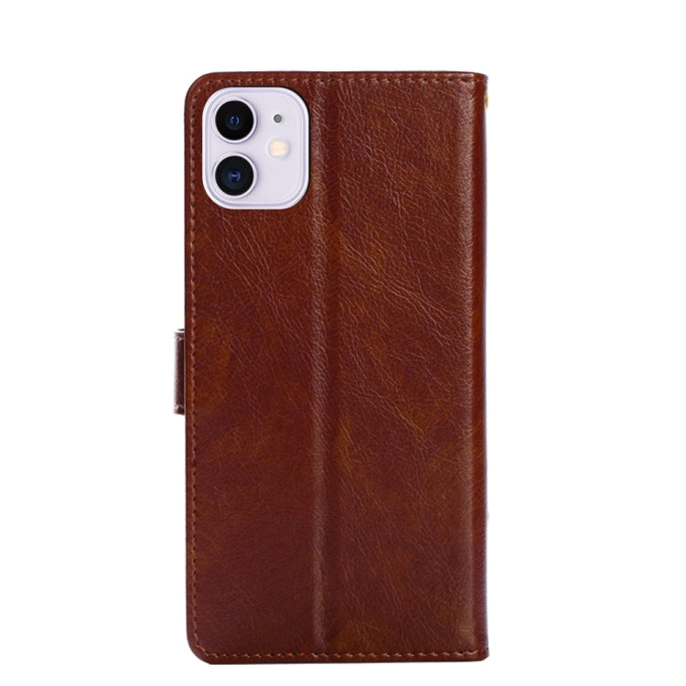 For iPhone 11 Zipper Bag PU + TPU Horizontal Flip Leather Case with Holder & Card Slot & Wallet & Lanyard