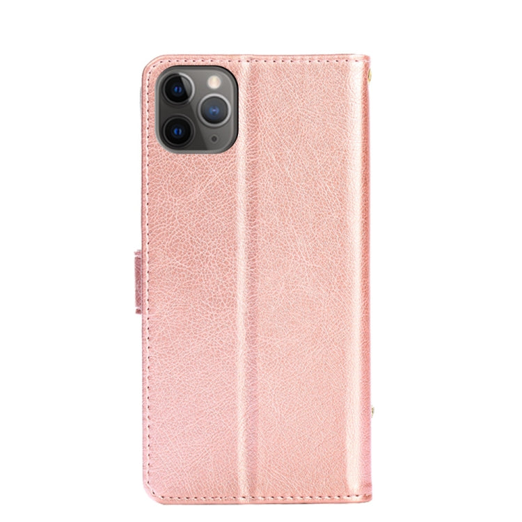 For iPhone 11 Pro Zipper Bag PU + TPU Horizontal Flip Leather Case with Holder & Card Slot & Wallet & Lanyard