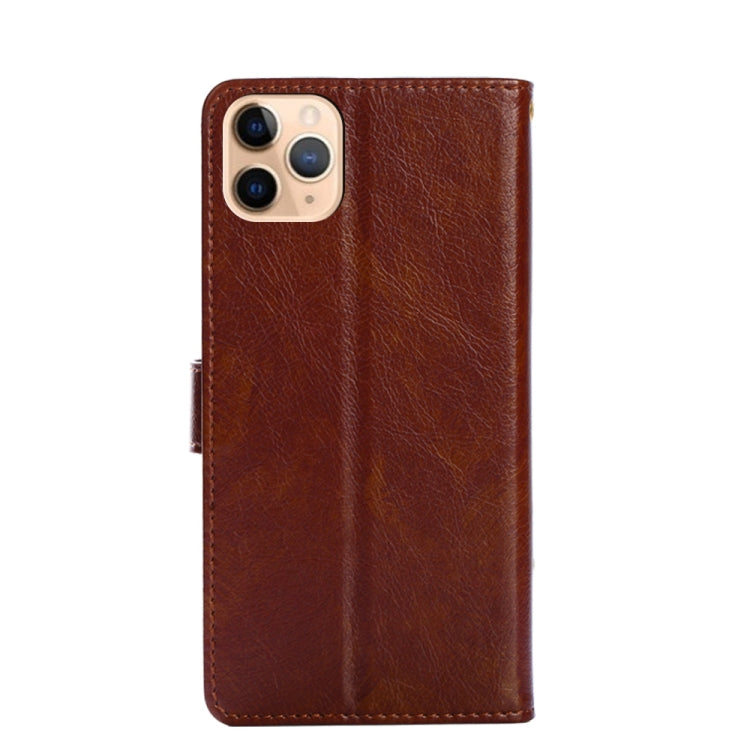 For iPhone 11 Pro Max Zipper Bag PU + TPU Horizontal Flip Leather Case with Holder & Card Slot & Wallet & Lanyard