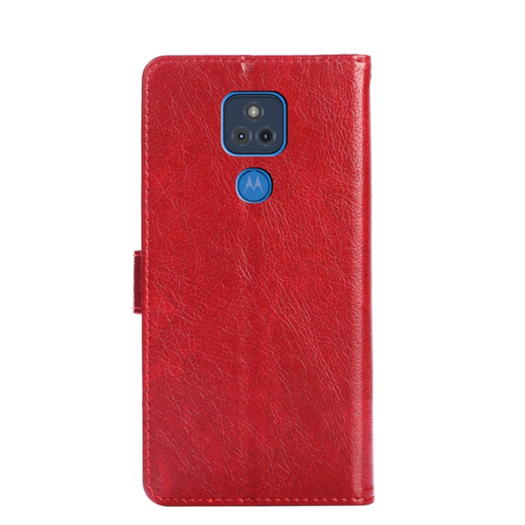 For Motorola Moto G Play (2021) Zipper Bag PU + TPU Horizontal Flip Leather Case with Holder & Card Slot & Wallet & Lanyard