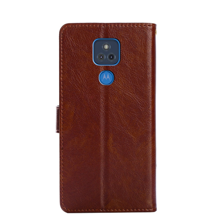 For Motorola Moto G Play (2021) Zipper Bag PU + TPU Horizontal Flip Leather Case with Holder & Card Slot & Wallet & Lanyard