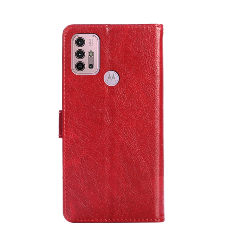 For Motorola Moto G30 Zipper Bag PU + TPU Horizontal Flip Leather Case with Holder & Card Slot & Wallet & Lanyard