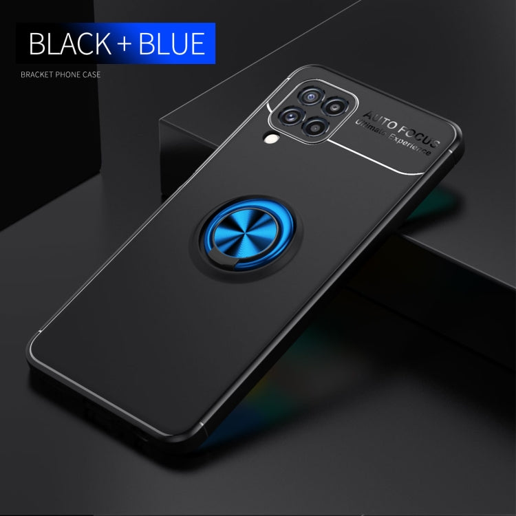 For Samsung Galaxy M32 4G Indian Version Metal Ring Holder 360 Degree Rotating TPU Case