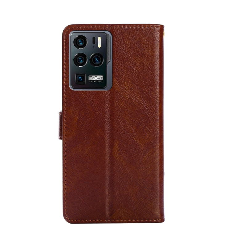 For ZTE Axon 30 Ultra 5G Zipper Bag PU + TPU Horizontal Flip Leather Case with Holder & Card Slot & Wallet & Lanyard