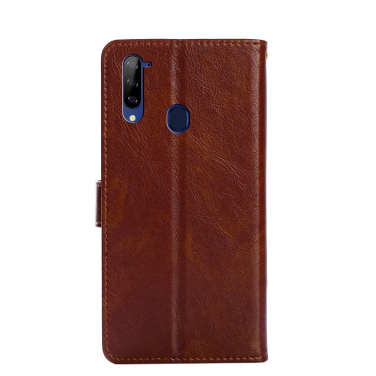 For ZTE Libero 5G Zipper Bag PU + TPU Horizontal Flip Leather Case with Holder & Card Slot & Wallet & Lanyard