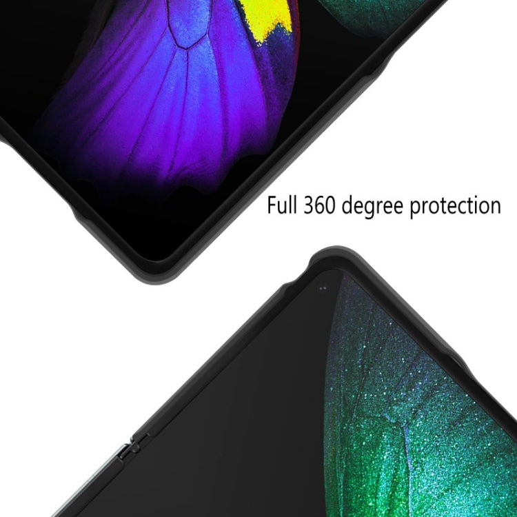 For Samsung Galaxy Z Fold3 5G Cowhide Shockproof Fold Leather Case