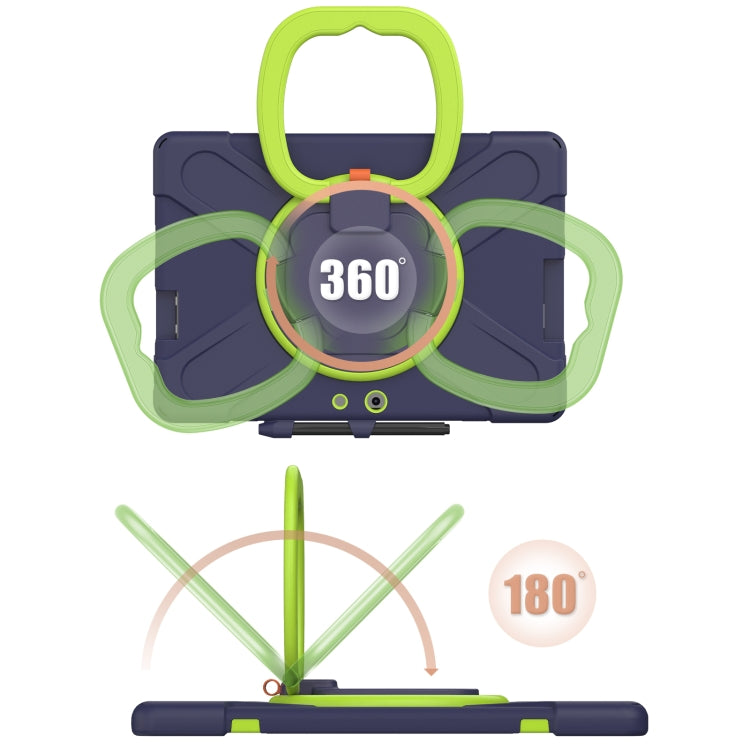 For Microsoft Surface Pro X / Pro X 2021 Silicone + PC Protective Case with Holder & Shoulder Strap