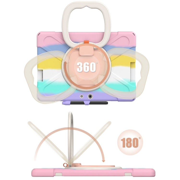 For Microsoft Surface Pro X / Pro X 2021 Silicone + PC Protective Case with Holder & Shoulder Strap