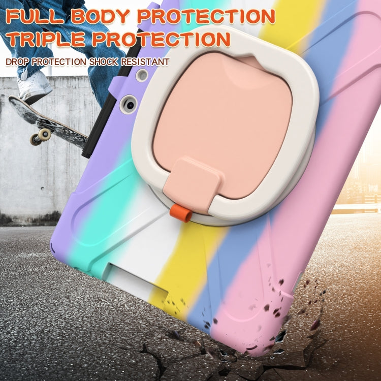 For Microsoft Surface Pro X / Pro X 2021 Silicone + PC Protective Case with Holder & Shoulder Strap