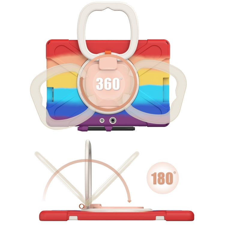 For Microsoft Surface Pro X / Pro X 2021 Silicone + PC Protective Case with Holder & Shoulder Strap