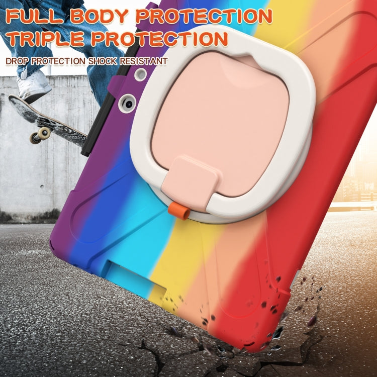 For Microsoft Surface Pro X / Pro X 2021 Silicone + PC Protective Case with Holder & Shoulder Strap