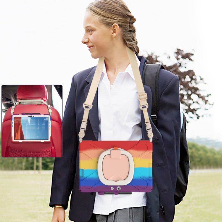 For Microsoft Surface Pro X / Pro X 2021 Silicone + PC Protective Case with Holder & Shoulder Strap