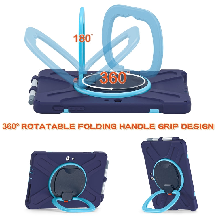 For Microsoft Surface Go 3 / 2 / 1 Silicone + PC Protective Case with Holder & Shoulder Strap