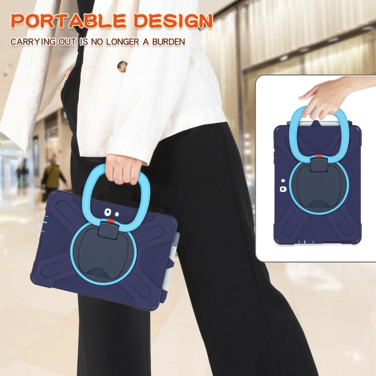 For Microsoft Surface Go 3 / 2 / 1 Silicone + PC Protective Case with Holder & Shoulder Strap