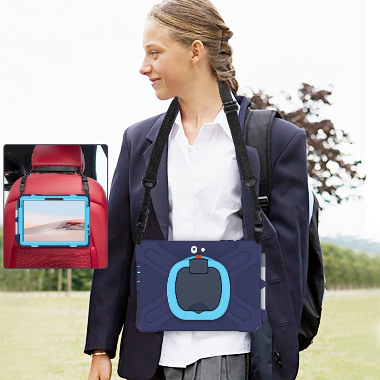 For Microsoft Surface Go 3 / 2 / 1 Silicone + PC Protective Case with Holder & Shoulder Strap