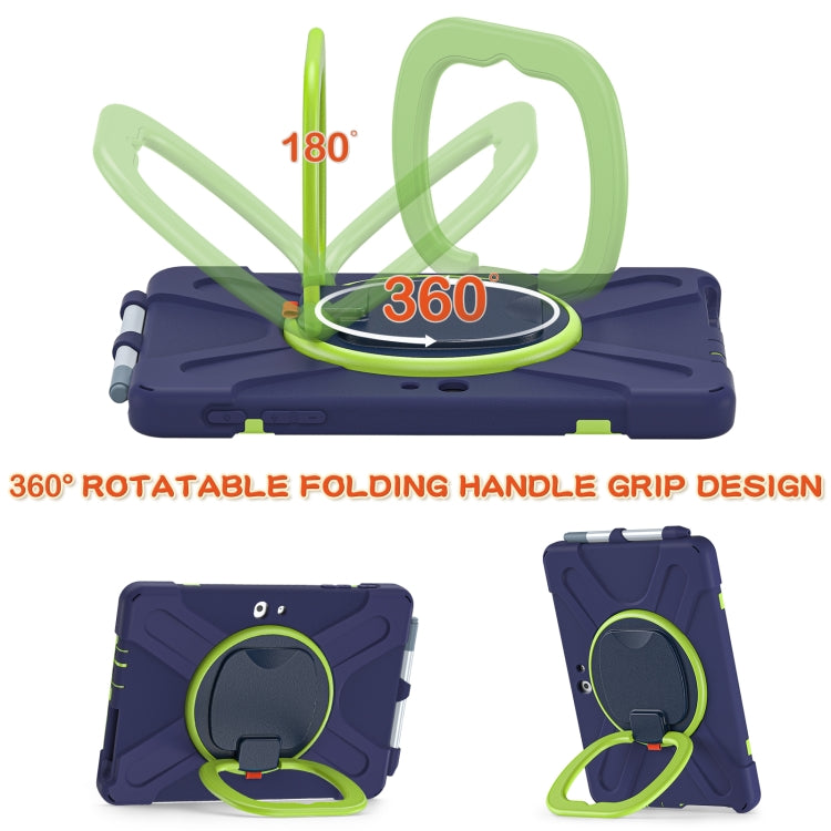 For Microsoft Surface Go 3 / 2 / 1 Silicone + PC Protective Case with Holder & Shoulder Strap