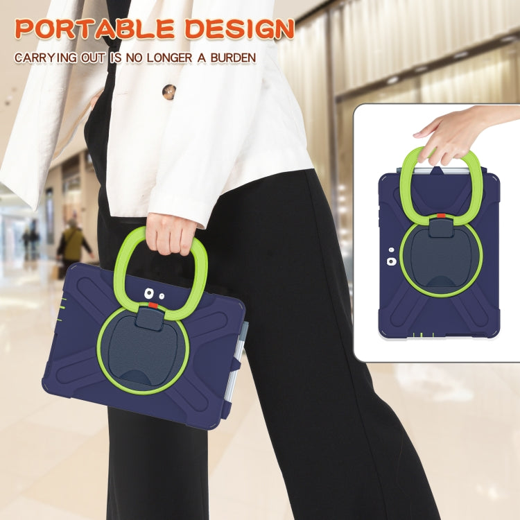 For Microsoft Surface Go 3 / 2 / 1 Silicone + PC Protective Case with Holder & Shoulder Strap