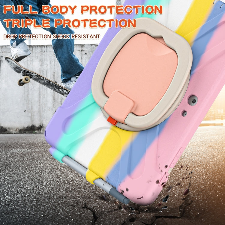 For Microsoft Surface Go 3 / 2 / 1 Silicone + PC Protective Case with Holder & Shoulder Strap