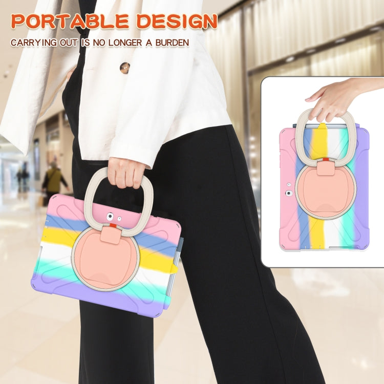 For Microsoft Surface Go 3 / 2 / 1 Silicone + PC Protective Case with Holder & Shoulder Strap