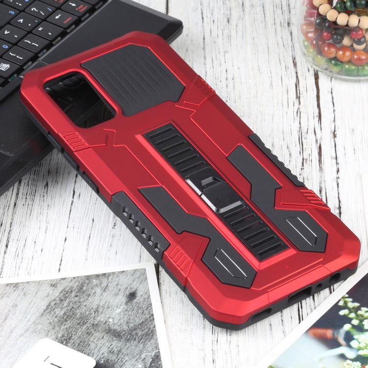 For Samsung Galaxy A02s 166mm  Vanguard Warrior All Inclusive Double-color Shockproof TPU + PC Protective Case with Holder