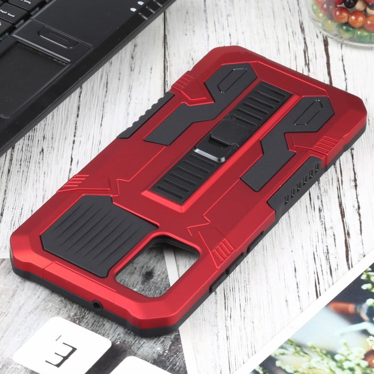 For Samsung Galaxy A02s 166mm  Vanguard Warrior All Inclusive Double-color Shockproof TPU + PC Protective Case with Holder