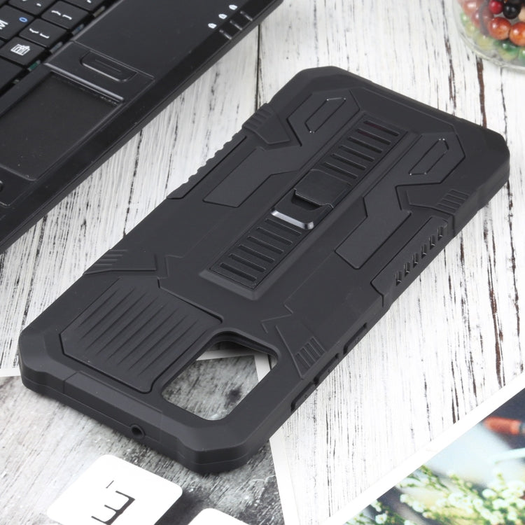 For Samsung Galaxy A02s 166mm  Vanguard Warrior All Inclusive Double-color Shockproof TPU + PC Protective Case with Holder