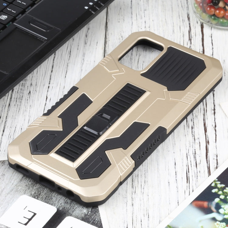 For Samsung Galaxy A02s 166mm  Vanguard Warrior All Inclusive Double-color Shockproof TPU + PC Protective Case with Holder