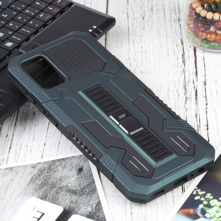 For Samsung Galaxy A02s 166mm  Vanguard Warrior All Inclusive Double-color Shockproof TPU + PC Protective Case with Holder