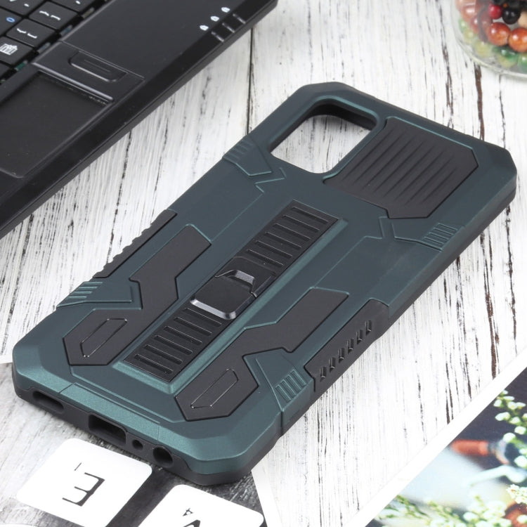 For Samsung Galaxy A02s 166mm  Vanguard Warrior All Inclusive Double-color Shockproof TPU + PC Protective Case with Holder