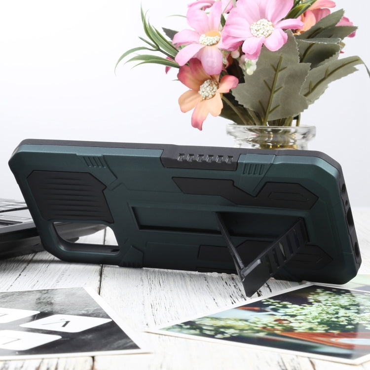 For Samsung Galaxy A02s 166mm  Vanguard Warrior All Inclusive Double-color Shockproof TPU + PC Protective Case with Holder