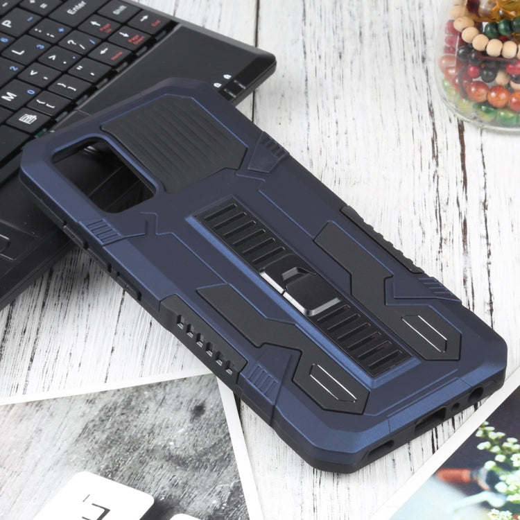 For Samsung Galaxy A02s 166mm  Vanguard Warrior All Inclusive Double-color Shockproof TPU + PC Protective Case with Holder