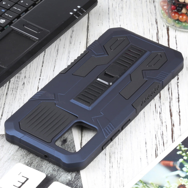 For Samsung Galaxy A02s 166mm  Vanguard Warrior All Inclusive Double-color Shockproof TPU + PC Protective Case with Holder