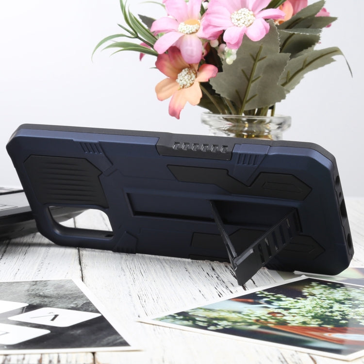 For Samsung Galaxy A02s 166mm  Vanguard Warrior All Inclusive Double-color Shockproof TPU + PC Protective Case with Holder
