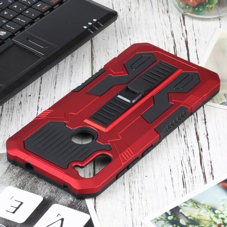 For Samsung Galaxy A11 / M11 Vanguard Warrior All Inclusive Double-color Shockproof TPU + PC Protective Case with Holder