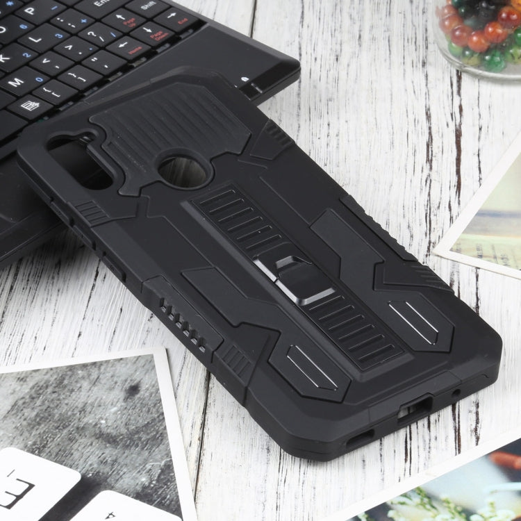 For Samsung Galaxy A11 / M11 Vanguard Warrior All Inclusive Double-color Shockproof TPU + PC Protective Case with Holder