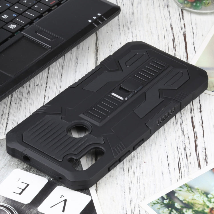 For Samsung Galaxy A11 / M11 Vanguard Warrior All Inclusive Double-color Shockproof TPU + PC Protective Case with Holder