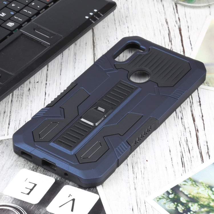 For Samsung Galaxy A11 / M11 Vanguard Warrior All Inclusive Double-color Shockproof TPU + PC Protective Case with Holder