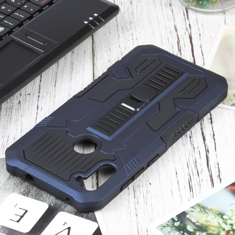 For Samsung Galaxy A11 / M11 Vanguard Warrior All Inclusive Double-color Shockproof TPU + PC Protective Case with Holder