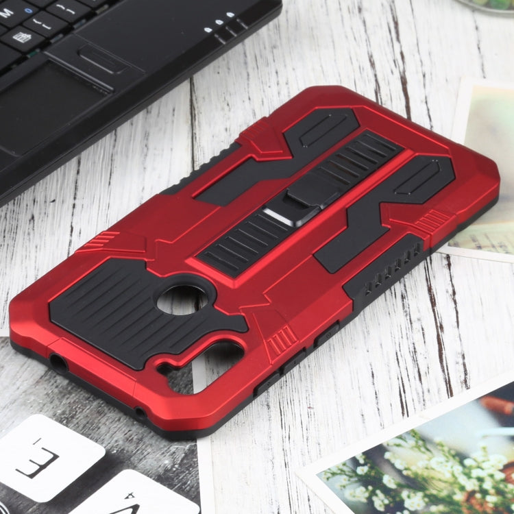 For Samsung Galaxy A11 US Version Vanguard Warrior All Inclusive Double-color Shockproof TPU + PC Protective Case with Holder