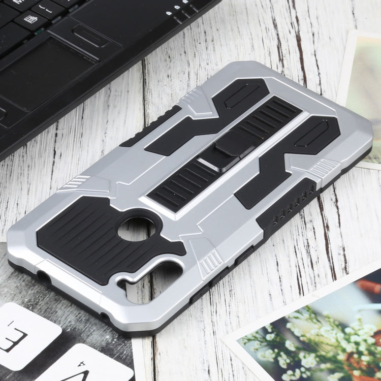 For Samsung Galaxy A11 US Version Vanguard Warrior All Inclusive Double-color Shockproof TPU + PC Protective Case with Holder