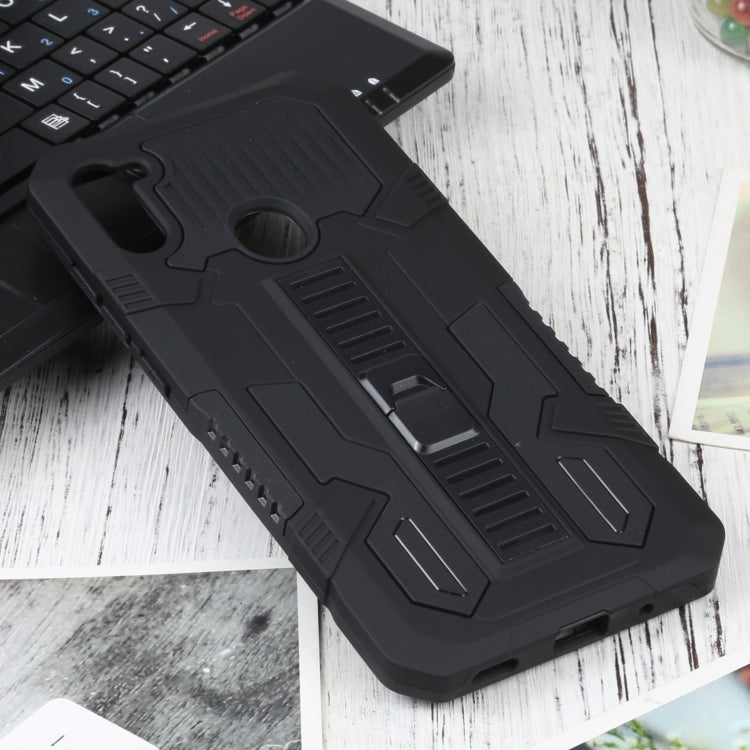 For Samsung Galaxy A11 US Version Vanguard Warrior All Inclusive Double-color Shockproof TPU + PC Protective Case with Holder