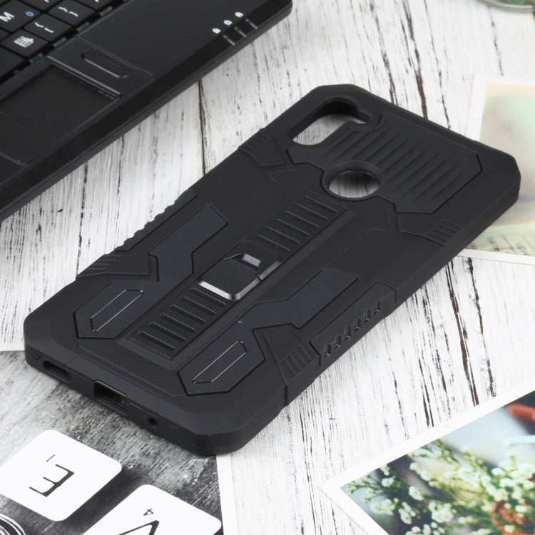 For Samsung Galaxy A11 US Version Vanguard Warrior All Inclusive Double-color Shockproof TPU + PC Protective Case with Holder