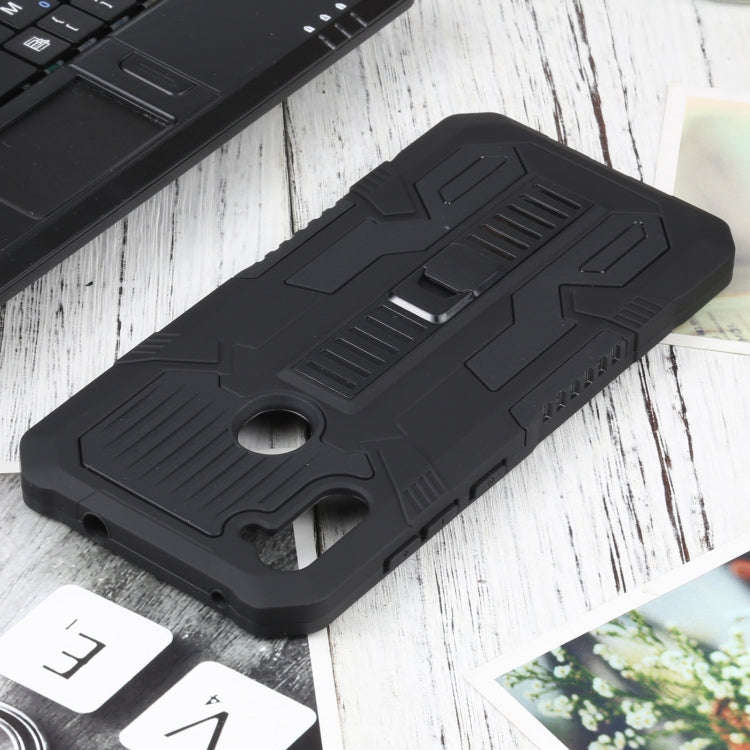 For Samsung Galaxy A11 US Version Vanguard Warrior All Inclusive Double-color Shockproof TPU + PC Protective Case with Holder