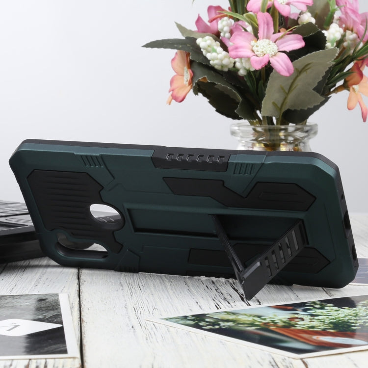 For Samsung Galaxy A11 US Version Vanguard Warrior All Inclusive Double-color Shockproof TPU + PC Protective Case with Holder