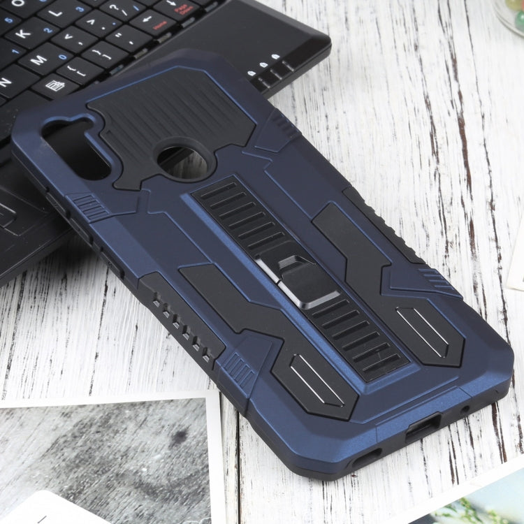 For Samsung Galaxy A11 US Version Vanguard Warrior All Inclusive Double-color Shockproof TPU + PC Protective Case with Holder