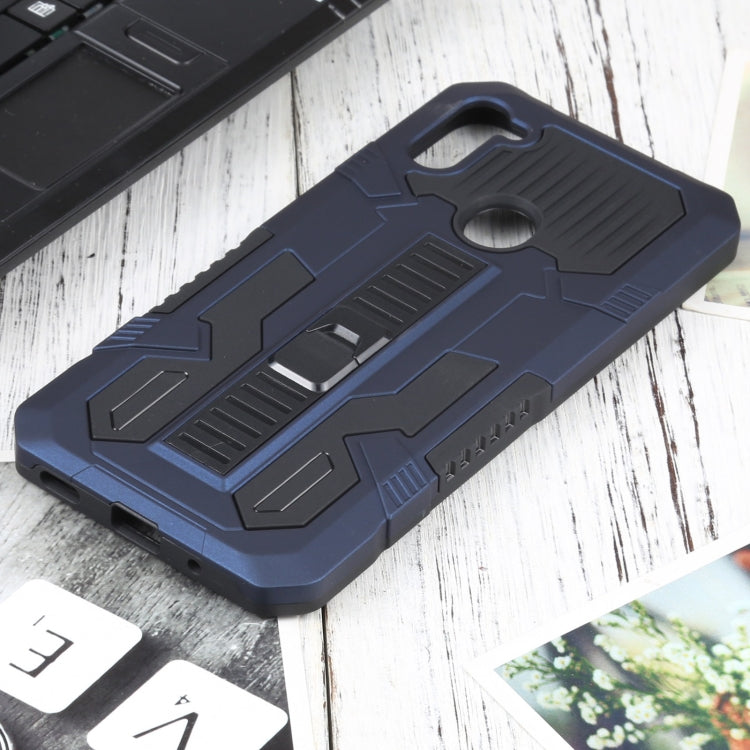 For Samsung Galaxy A11 US Version Vanguard Warrior All Inclusive Double-color Shockproof TPU + PC Protective Case with Holder