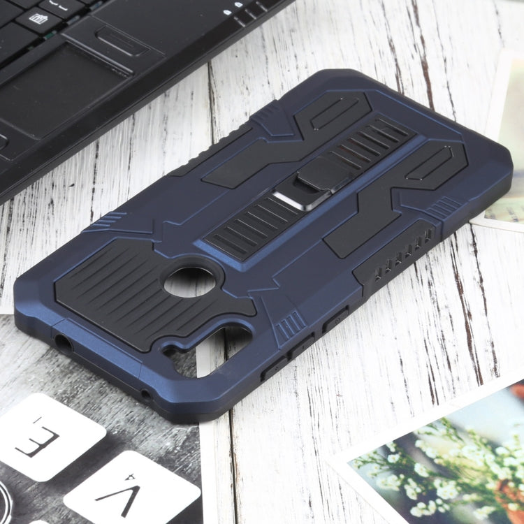 For Samsung Galaxy A11 US Version Vanguard Warrior All Inclusive Double-color Shockproof TPU + PC Protective Case with Holder