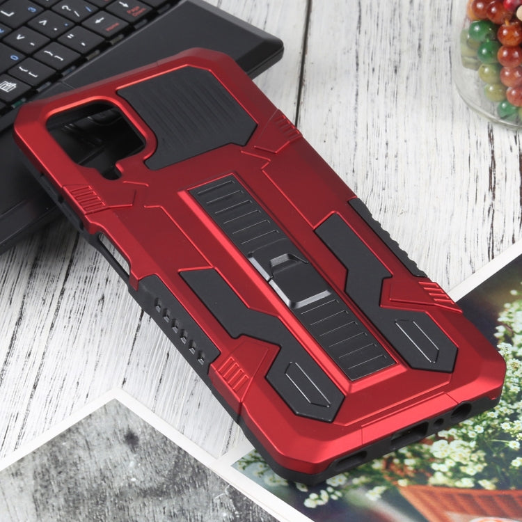 For Samsung Galaxy A12 / M12 Vanguard Warrior All Inclusive Double-color Shockproof TPU + PC Protective Case with Holder