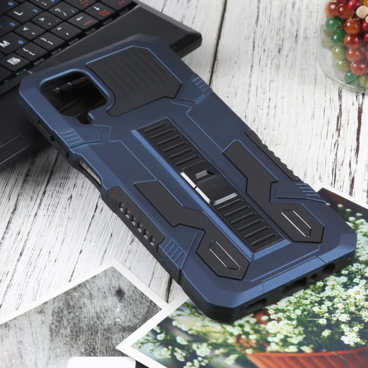 For Samsung Galaxy A12 / M12 Vanguard Warrior All Inclusive Double-color Shockproof TPU + PC Protective Case with Holder